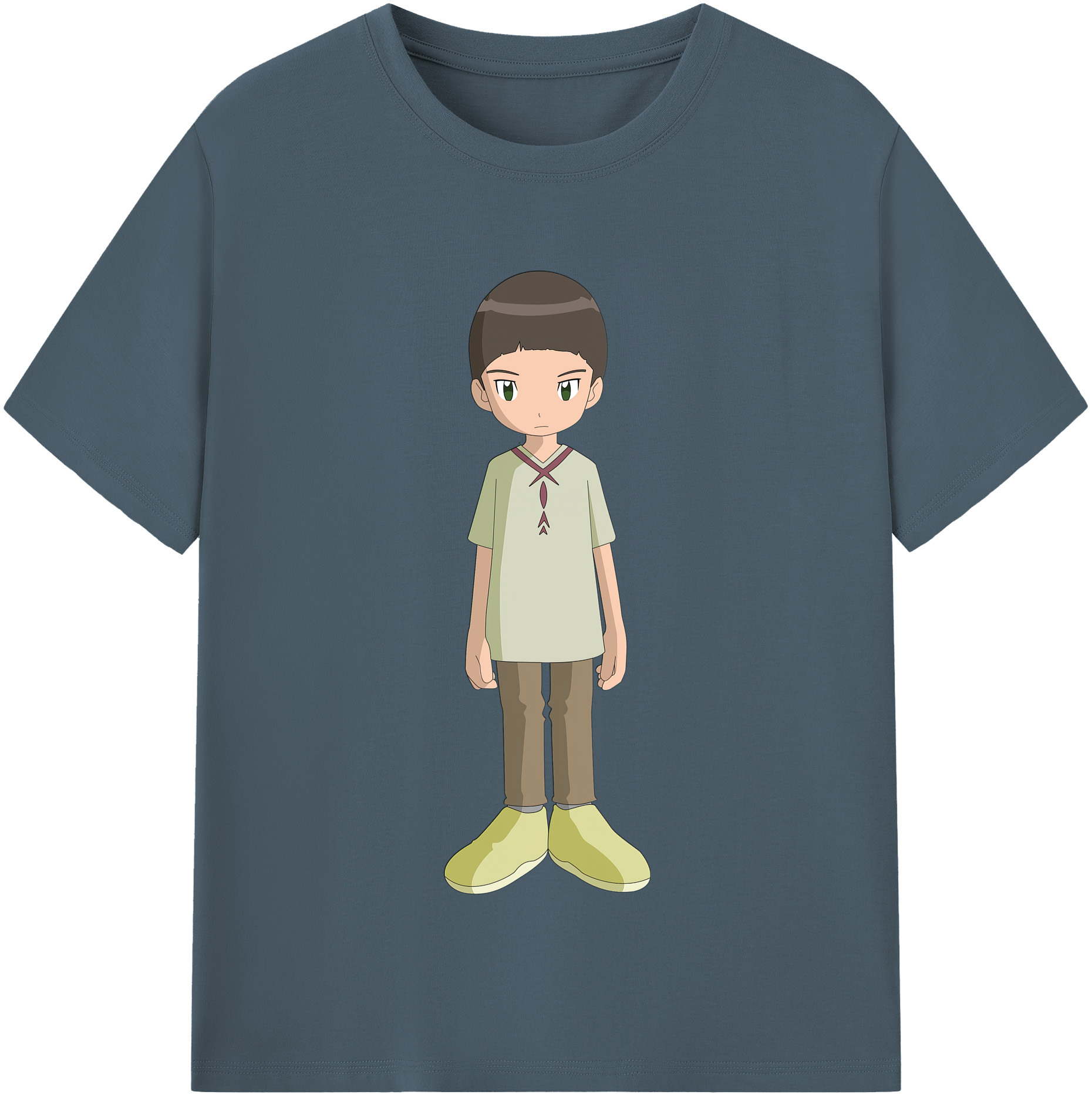 （画像用） Digimon デジタルモンスター/デジモン 綿100％半袖Tシャツ（フロントプリント）
